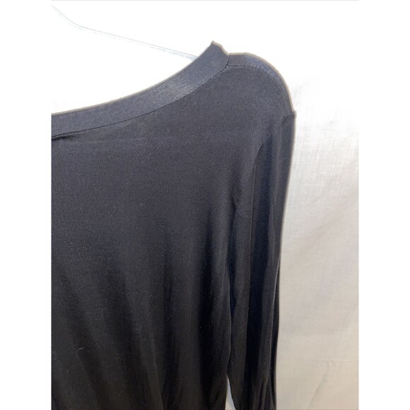 Rae Mode Fashion Tunic Women’s Size Medium Black Modal Blend Long Sleeve Round - Picture 10 of 12